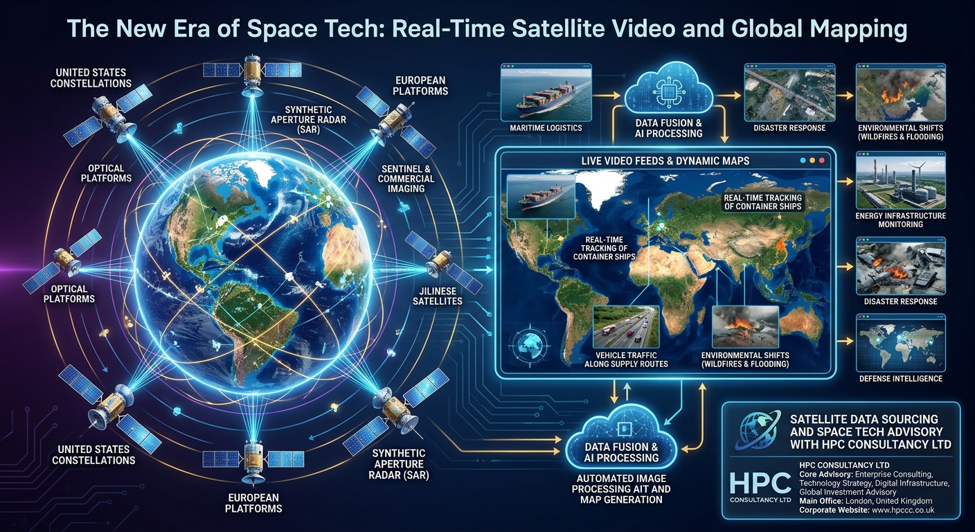 Real-Time Satellite Video and Global Mapping China