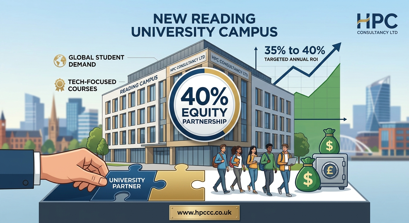 40% Equity Partnership in New Reading University Campus, seeking China Investor